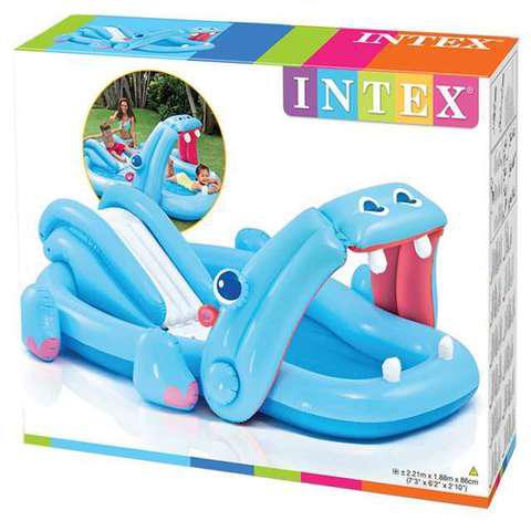 Водный игровой центр Гиппо с распылителем Intex 57150 [221х188х86 см.] - фото 3 - id-p44789773