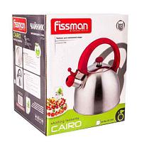 Чайник со свистком Fissman CAIRO KT-1501 [2,5 л] (Красный)