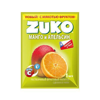 Растворимый напиток Zuko Манго и Апельсин