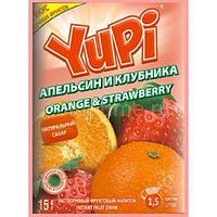 Растворимый напиток Yupi Апельсин и Клубника