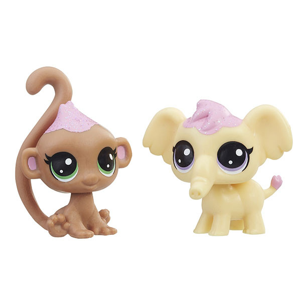 Hasbro Littlest Pet Shop E0399 Литлс Пет Шоп Набор игрушек 2 Зефирных Пета