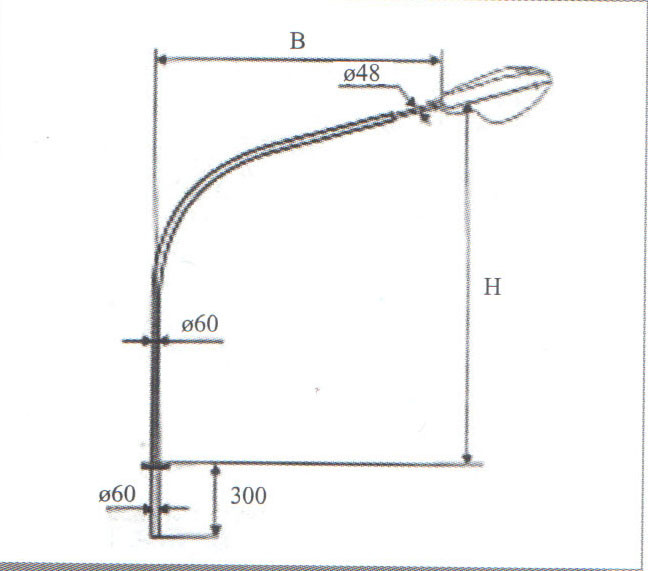 Кронштейн уличного светильника - фото 3 - id-p51632861
