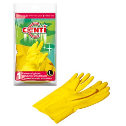 Перчатки резиновые CENTI/AZUR L 092110