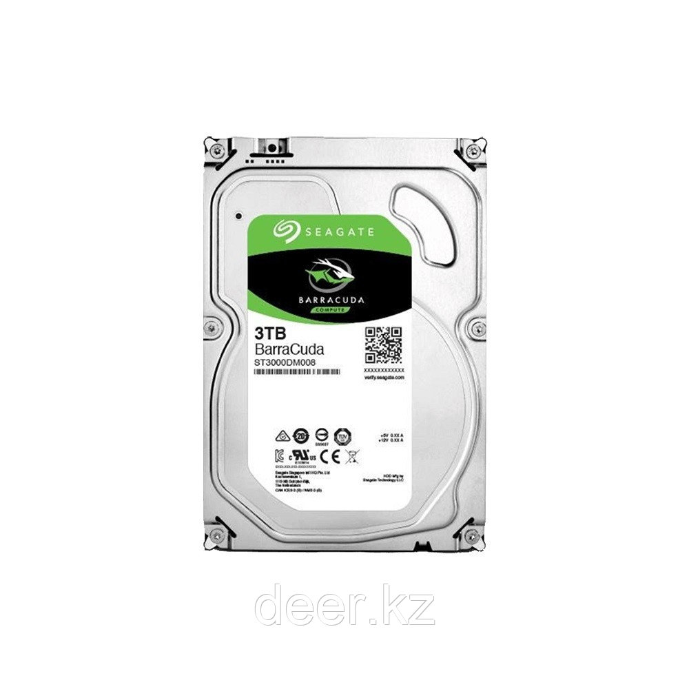 Жесткий диск Seagate SkyHawk 3Tb, HDD, 3.5", 7200rpm, 64MB, SATA 6Gb/S, ST3000VX010