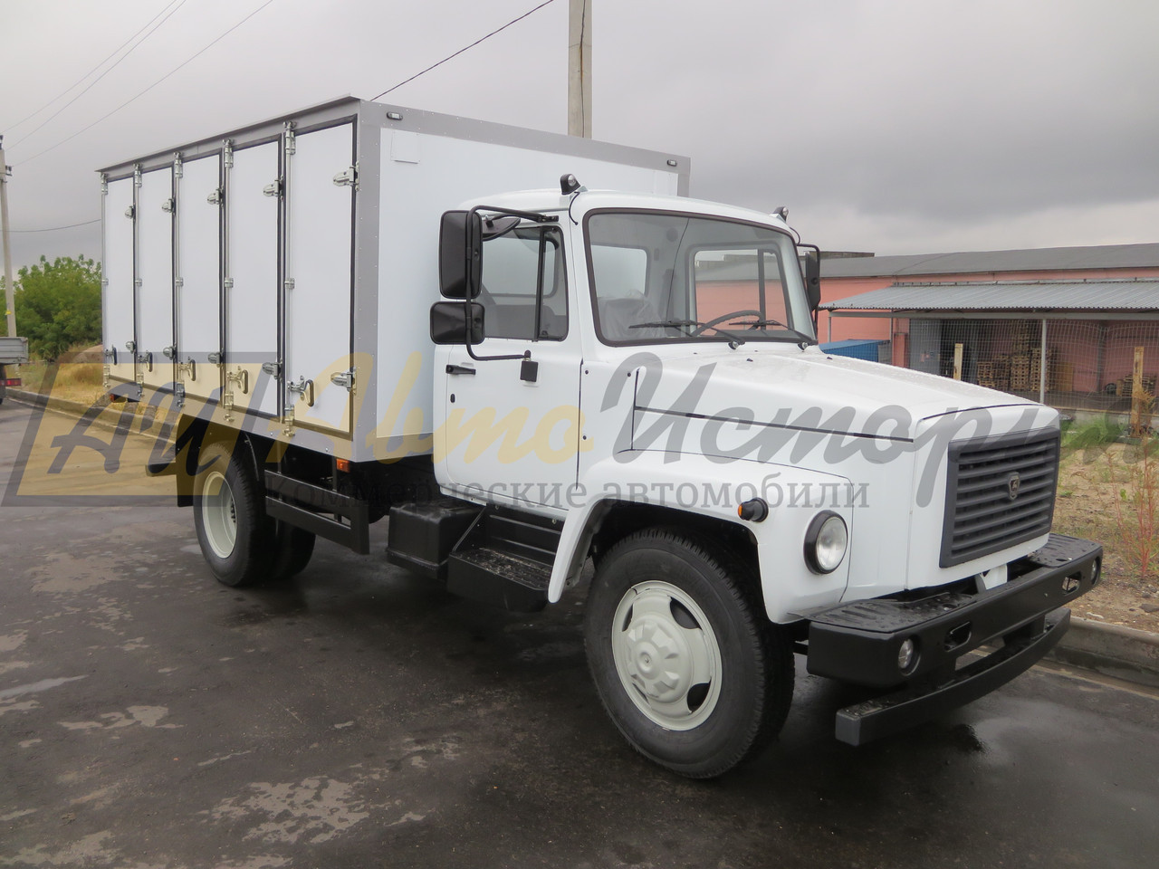 Газ 3309. Хлебный фургон (200 лотков).