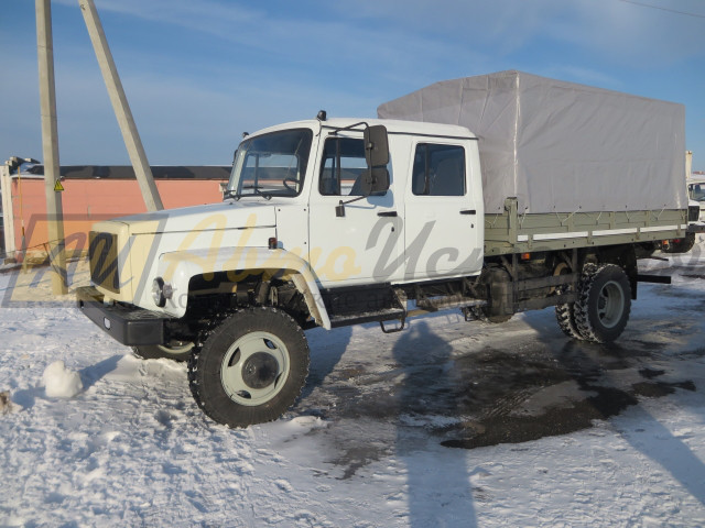 Газ 33086. 2-я кабина. Борт 3 м.