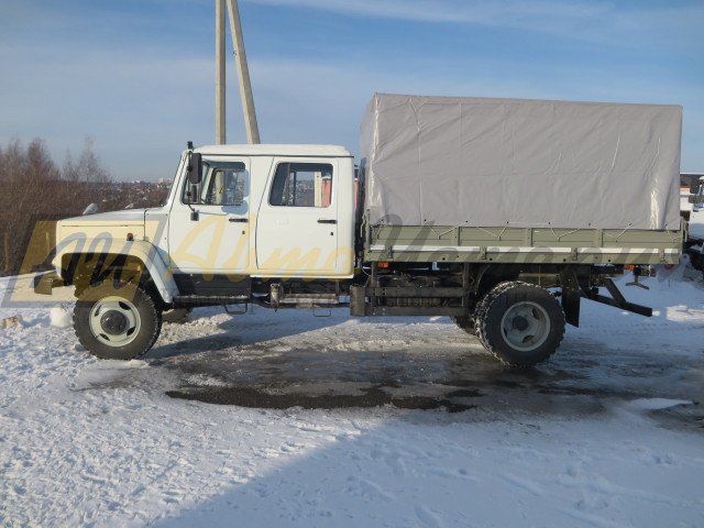 Газ 33086. 2-я кабина. Борт 3 м.