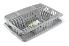 Сушилка для посуды "Фланто" серебристая С488СРБ