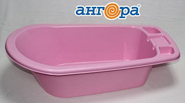 Ванночка детская розовая А7300рз