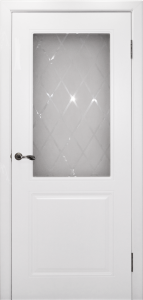 Межкомнатная дверь эмаль- Бриз белая эмаль белая - фото 1 - id-p55033733