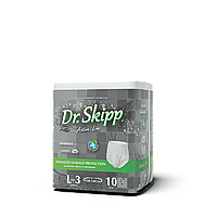 Трусы-подгузники для взрослых Dr. Skipp Active Line L-3 (10 шт в упаковке)