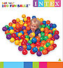 49600 Intex Мячики для сухого бассейна 8 см 100шт, фото 2