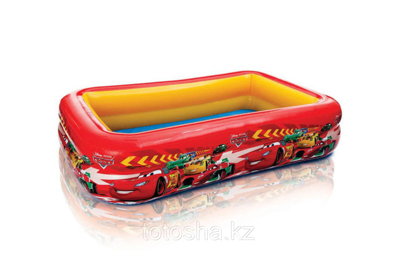 57478 Intex Надувной детский бассейн Cars ( Тачки ) 262х175х56 см