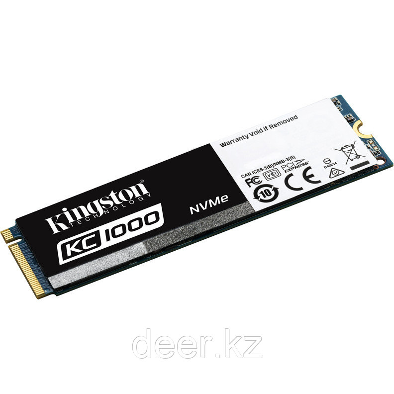 SSD-накопитель Kingston KC1000 960Gb, NVMe, M2, MLC, SKC1000/960G