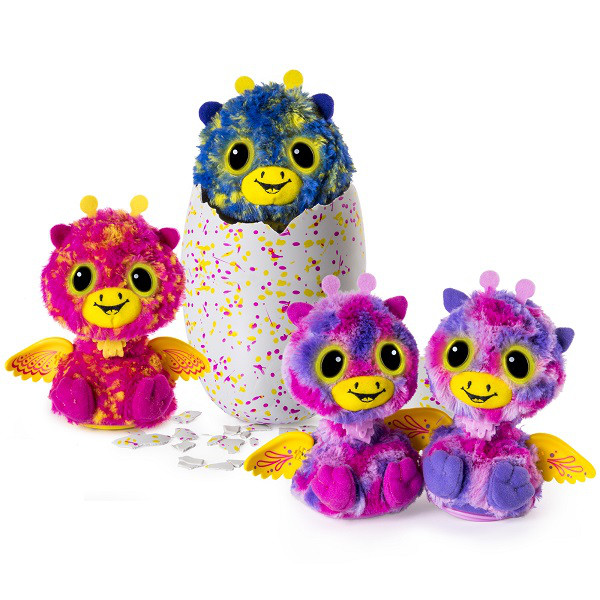 Hatchimals 19110-PINK Хетчималс сюрприз - близнецы интерактивные питомцы, вылупляющиеся из яйца
