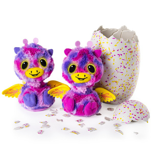 Hatchimals 19110-PINK Хетчималс сюрприз - близнецы интерактивные питомцы, вылупляющиеся из яйца