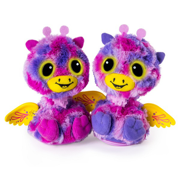 Hatchimals 19110-PINK Хетчималс сюрприз - близнецы интерактивные питомцы, вылупляющиеся из яйца