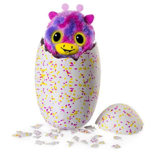 Hatchimals 19110-PINK Хетчималс сюрприз - близнецы интерактивные питомцы, вылупляющиеся из яйца
