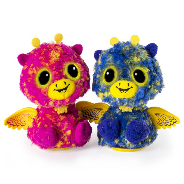 Hatchimals 19110-PINK Хетчималс сюрприз - близнецы интерактивные питомцы, вылупляющиеся из яйца