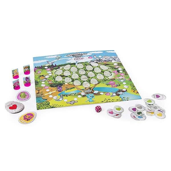 Hatchimals 98234 Хетчималс Настольная игра Memory + 4 коллекционные фигурки
