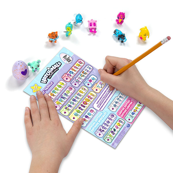 Hatchimals 98234 Хетчималс Настольная игра Memory + 4 коллекционные фигурки
