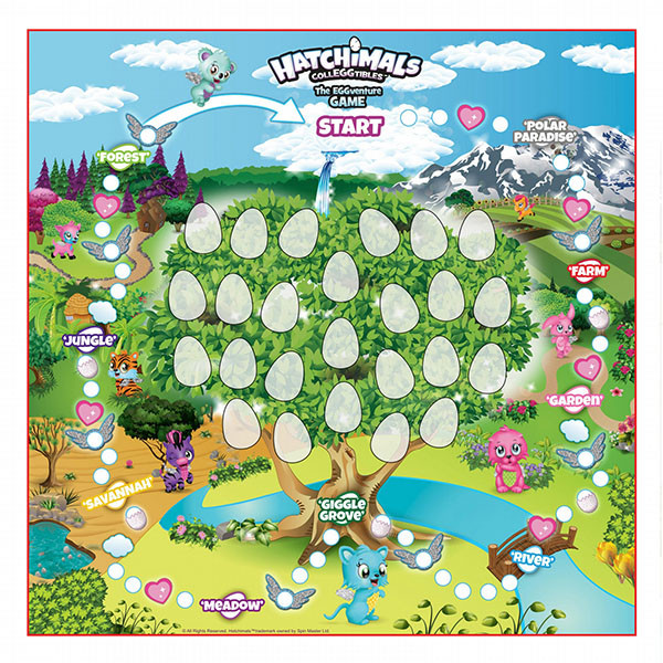 Hatchimals 98234 Хетчималс Настольная игра Memory + 4 коллекционные фигурки