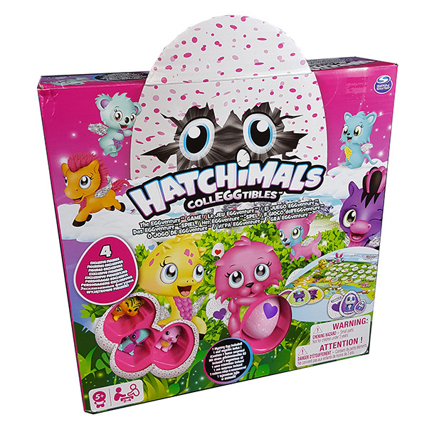 Hatchimals 98234 Хетчималс Настольная игра Memory + 4 коллекционные фигурки
