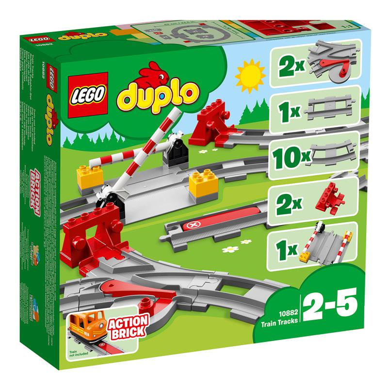 10882 Lego Duplo Рельсы и стрелки, Лего Дупло