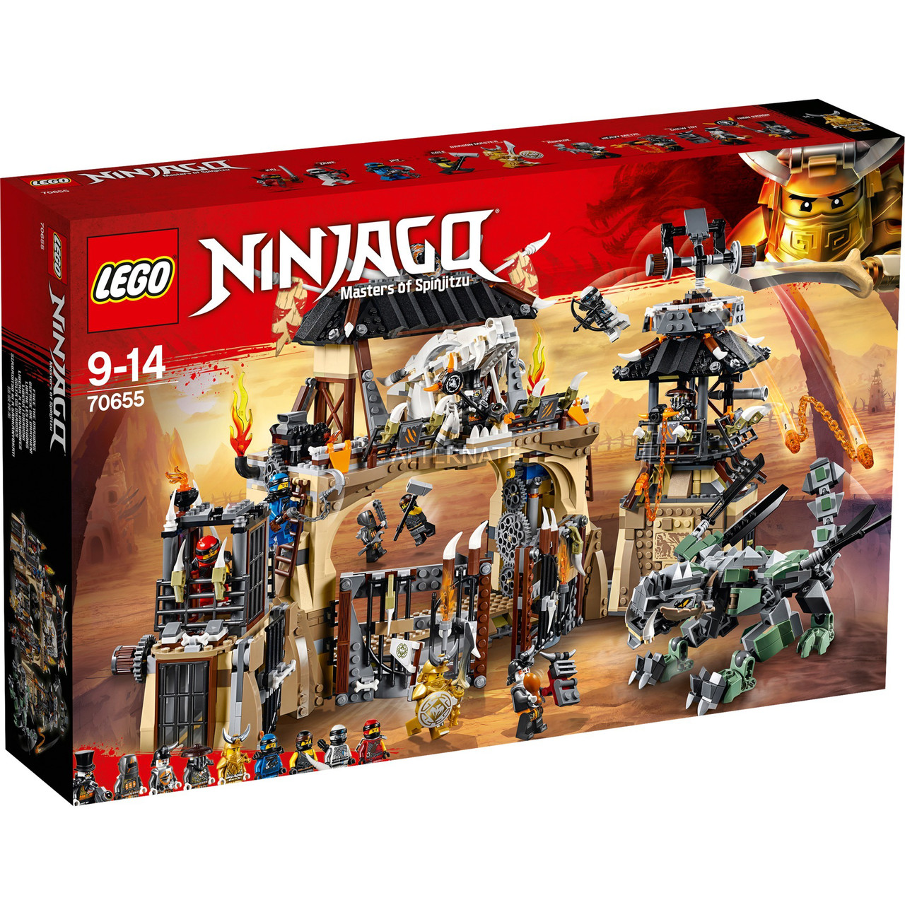 70655 Lego Ninjago Пещера драконов, Лего Ниндзяго
