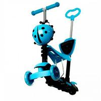 Самокат Scooter 5в1, синий