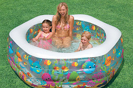 Бассейн надувной NEMO 191*178 см. Intex