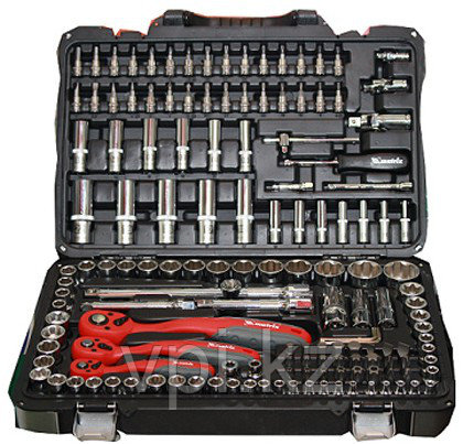 Набор инструментов автомобильных 1/4",1/2", 3/8" из 151пр. Matrix Professional