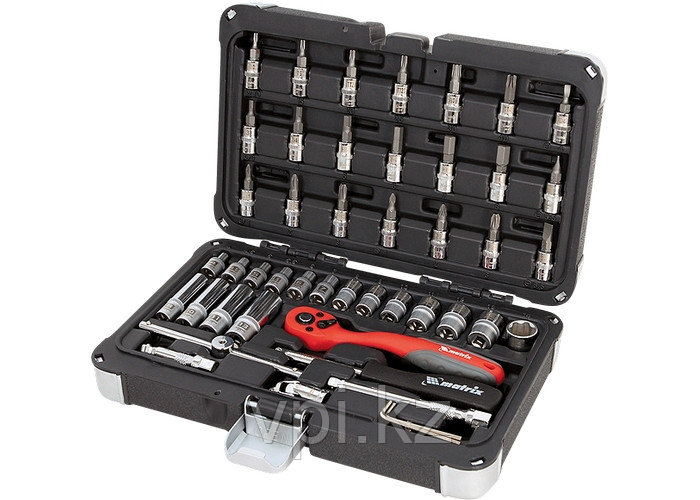 Набор инструментов автомобильных 1/4", из 47пр. Matrix Professional