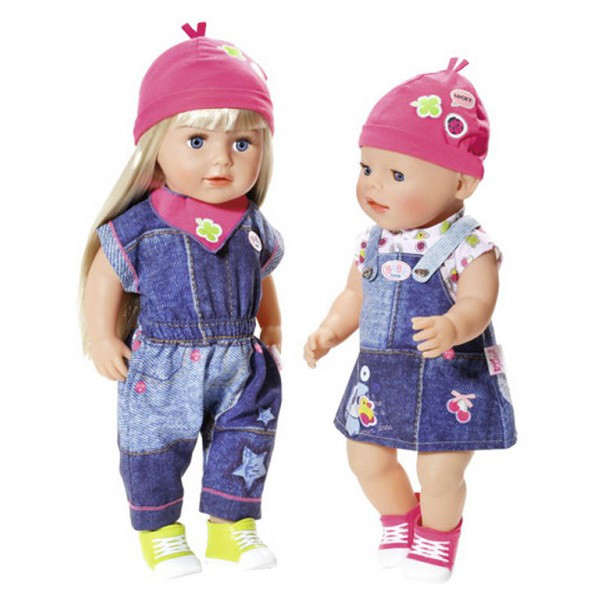 Zapf Creation Baby born 824-498 Бэби Борн Одежда Джинсовая коллекция