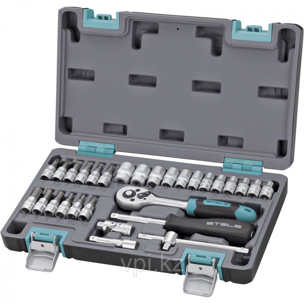 Набор инструментов автомобильных 1/4", из 29пр. Stels