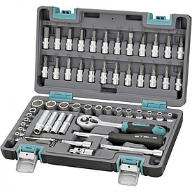 Набор инструментов автомобильных  1/4", из 57пр. STELS
