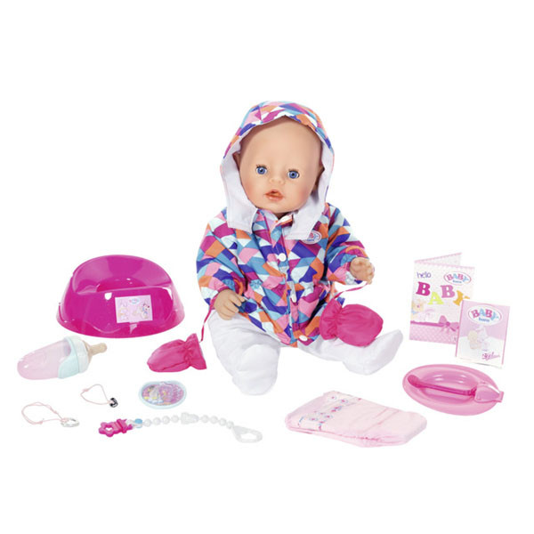 Zapf Creation Baby born 825-273 Бэби Борн Кукла Интерактивная Зимняя пора, 43 см