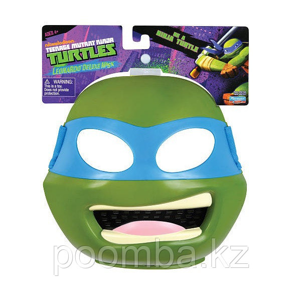 Пластиковая маска TMNT Леонардо