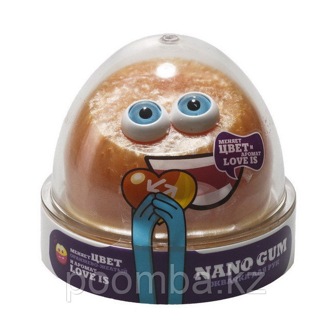 Жвачка для рук Nano Gum, оранжево-желтая, 50 гр.