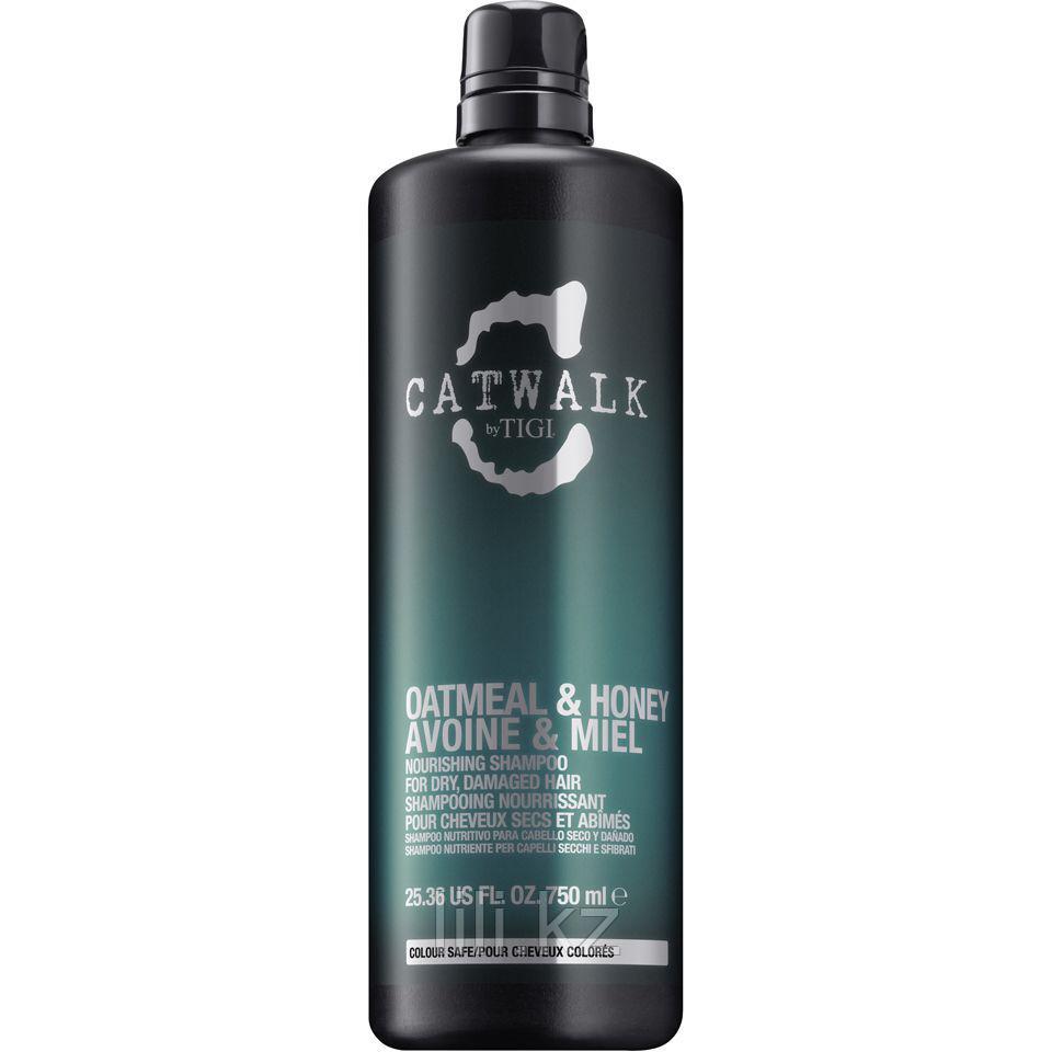 Шампунь для питания сухих и ломких волос - TIGI Catwalk Oatmeal & Honey Shampoo 750 мл.