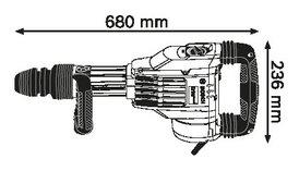Отбойный молоток с патроном SDS-max Bosch GSH 11 VC Professional - фото 5 - id-p52545001