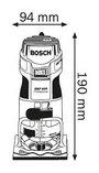 Кромочный фрезер Bosch GKF 600 Professional - фото 5 - id-p52545499