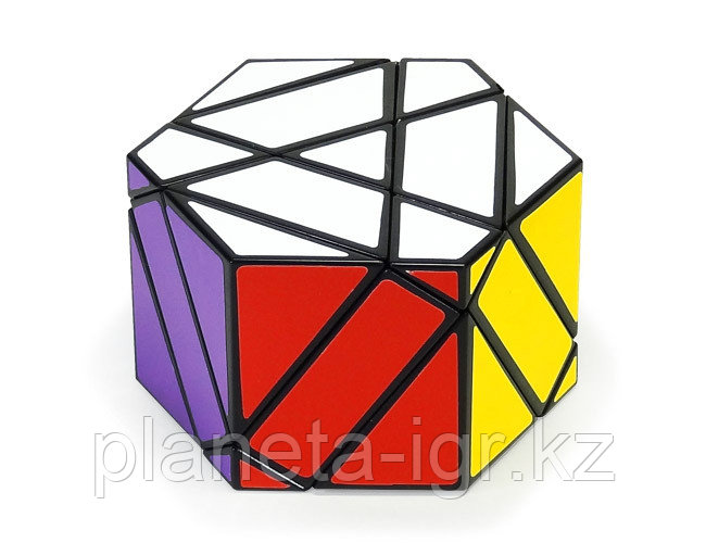 Кубик diansheng Hexagonal Prizm черный наклейки, Diansheng