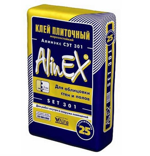 СЭТ 301 25кг (кафельный клей): продажа, цена в Алматы. Сухие смеси для ...
