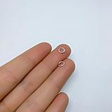 Колечки из серебра, 5мм, фото 2