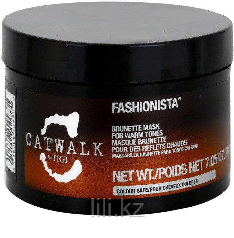 Тонирующая маска для темных волос - TIGI Catwalk Fashionista Brunette Mask 200 мл.
