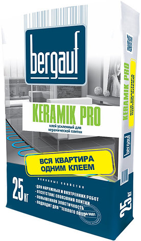 Bergauf клей Keramik PRO 25кг, фото 2