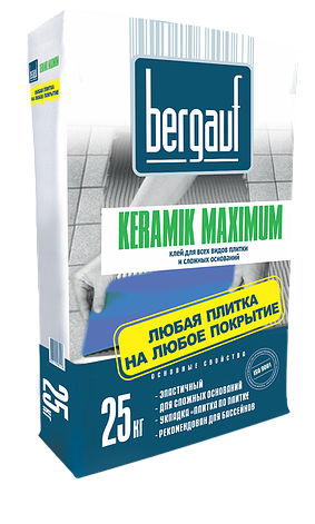 Bergauf клей Keramik Maximum Plus 25кг (302), фото 2