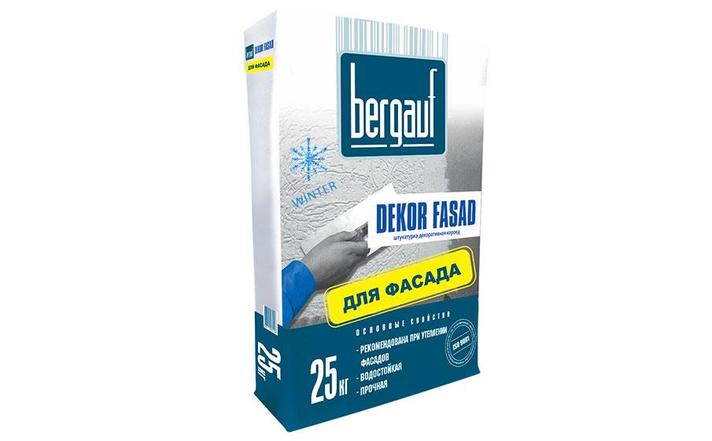 Bergauf штукатурка Dekor Fassad 25кг декор. короед, фото 2