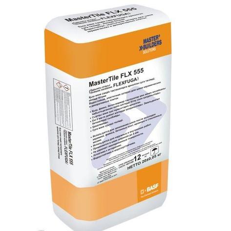 Затирка для швов BASF MasterTile FLX 555 (Флексфуга) белая 5кг, фото 1